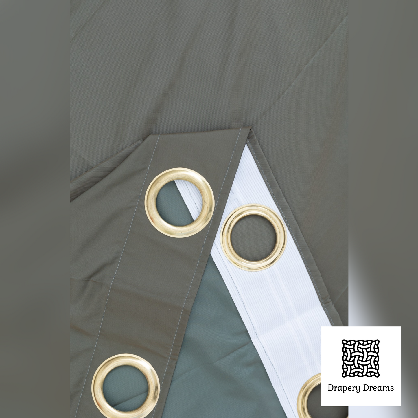 Ready Made Curtains - Olive