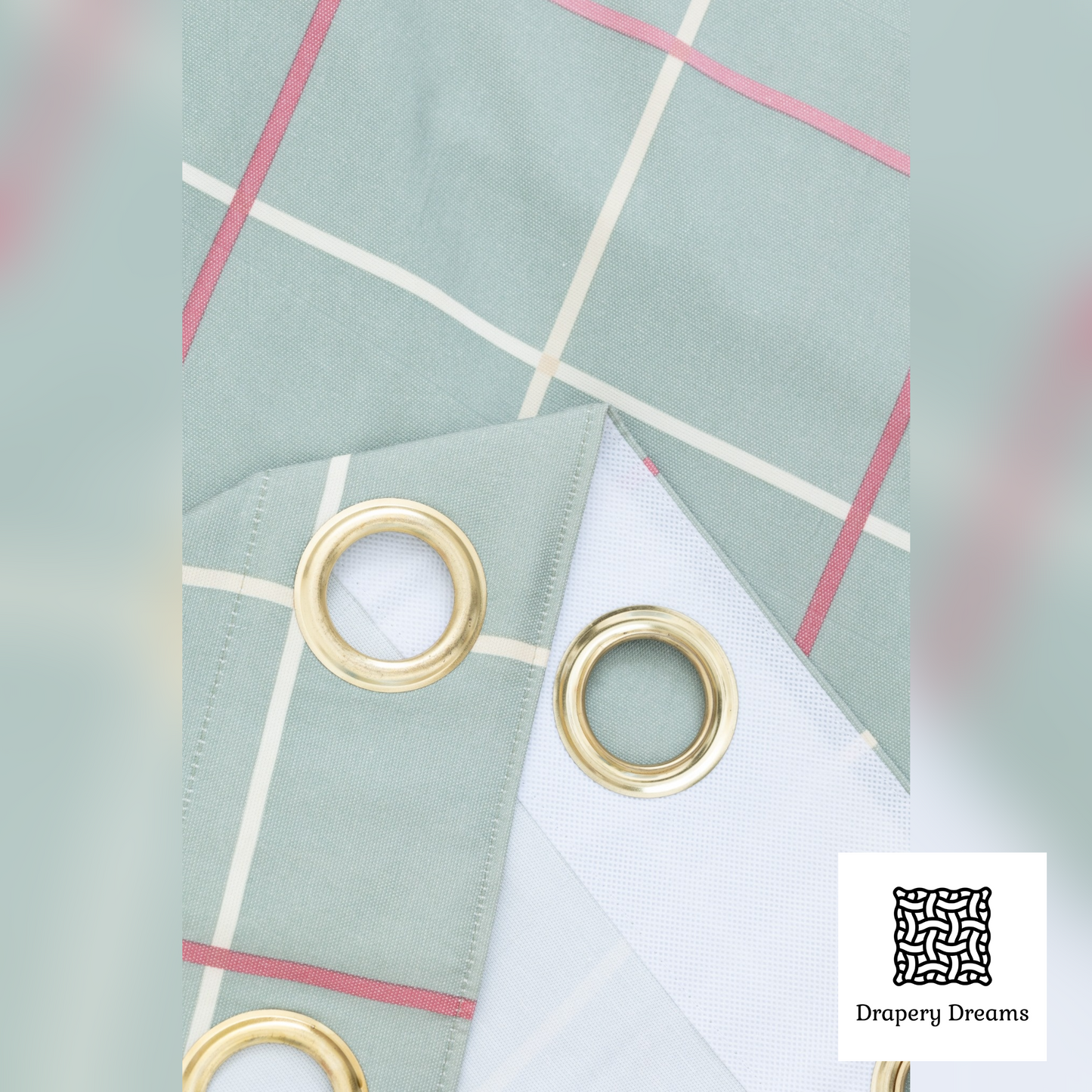 Ready Made Curtains - Pastel Plaid