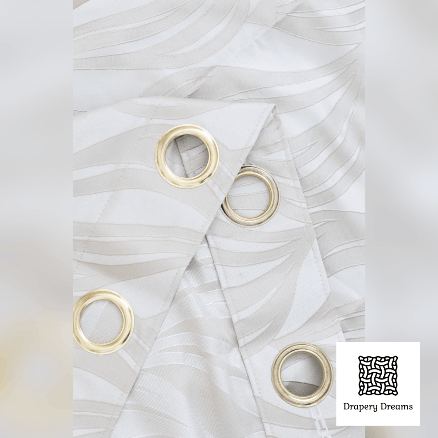 Ready Made Curtains - Ivory Cascade