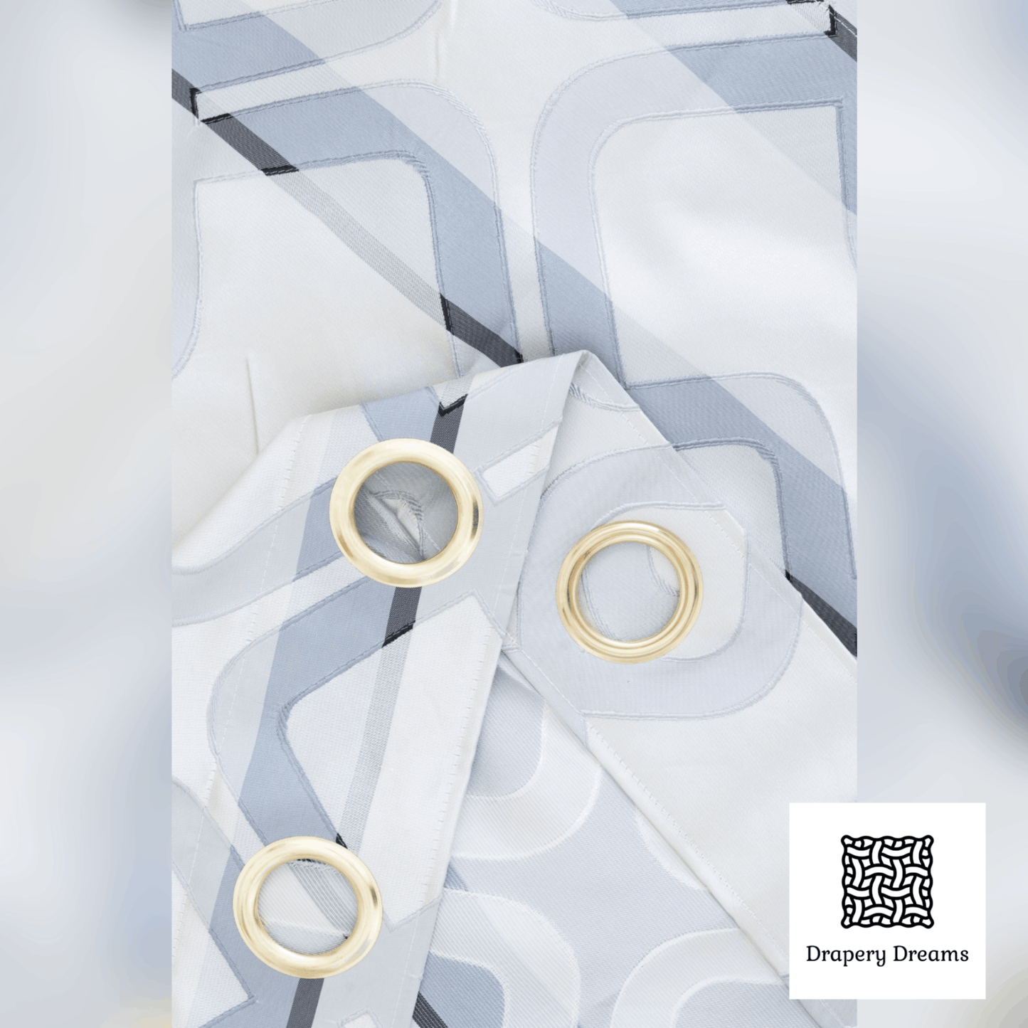 Ready Made Curtains - Frosted Lattice