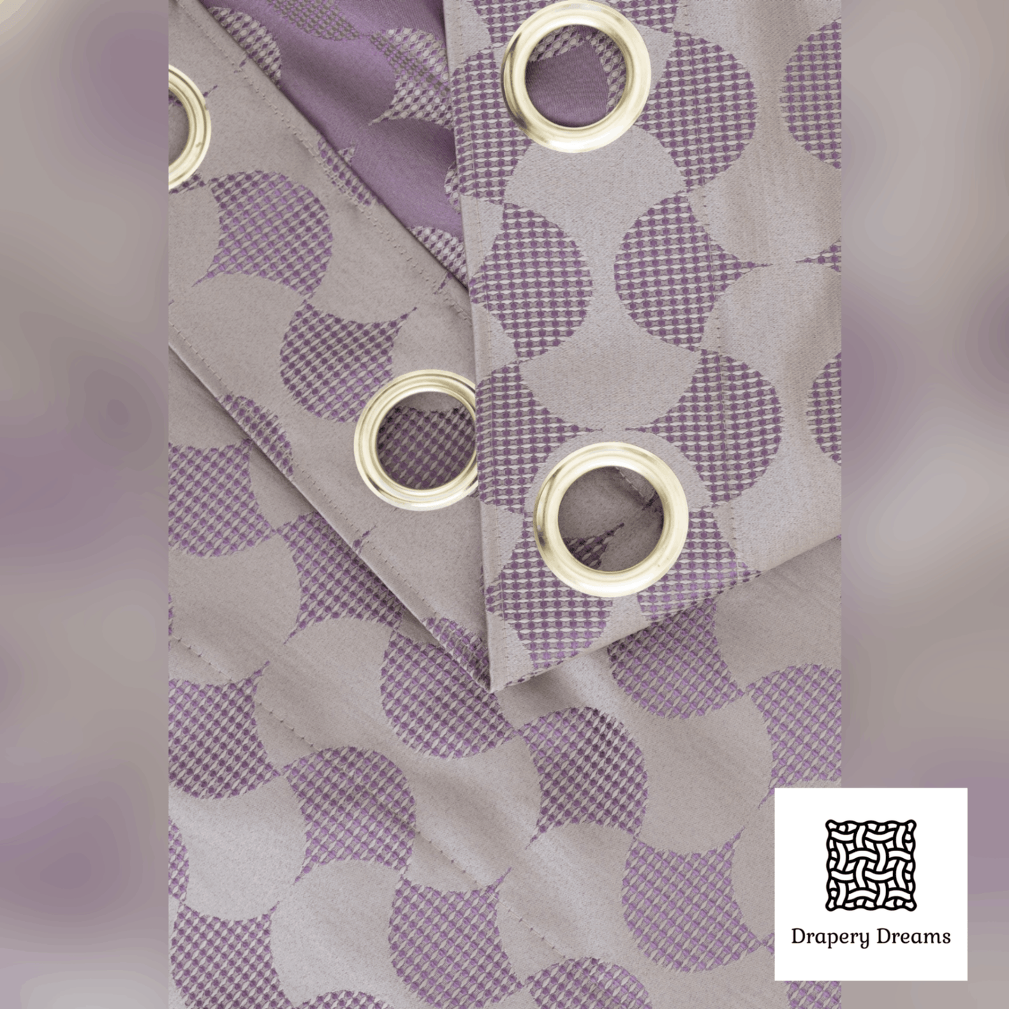 Ready Made Curtains - Purple Haze