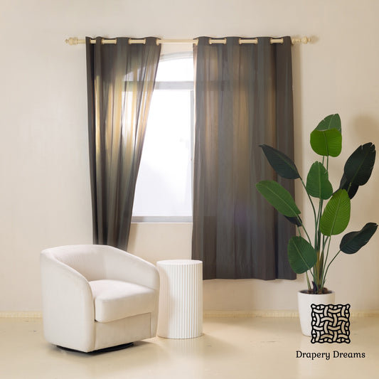 Ready Made Curtains - Olive