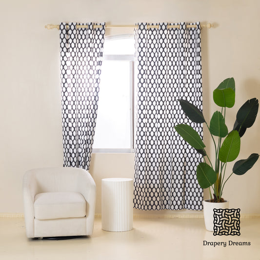 Ready Made Curtains - Monochrome
