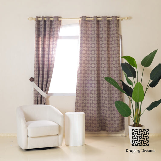 Ready Made Curtains - Purple Haze