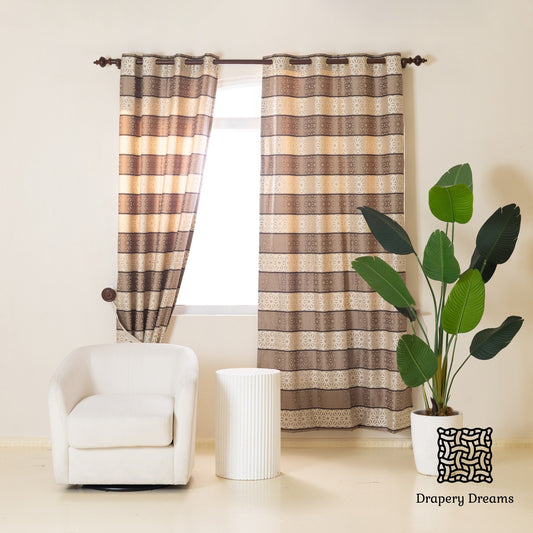 Ready Made Curtains - Sunrise Stripes