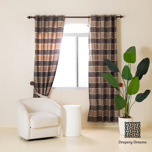 Ready Made Curtains - Sunset Stripes