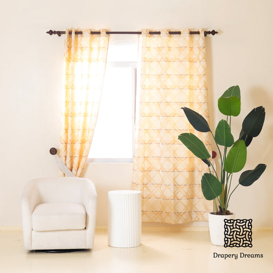 Ready Made Curtains - Sunlit Lattice